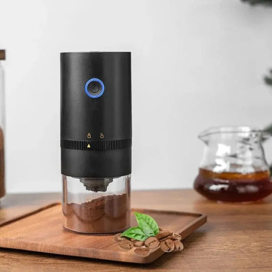 travel electric coffee maker grinder