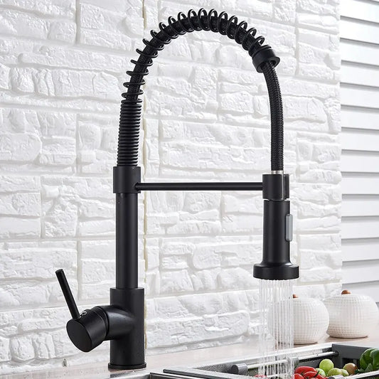 matte pull kitchen sink tap