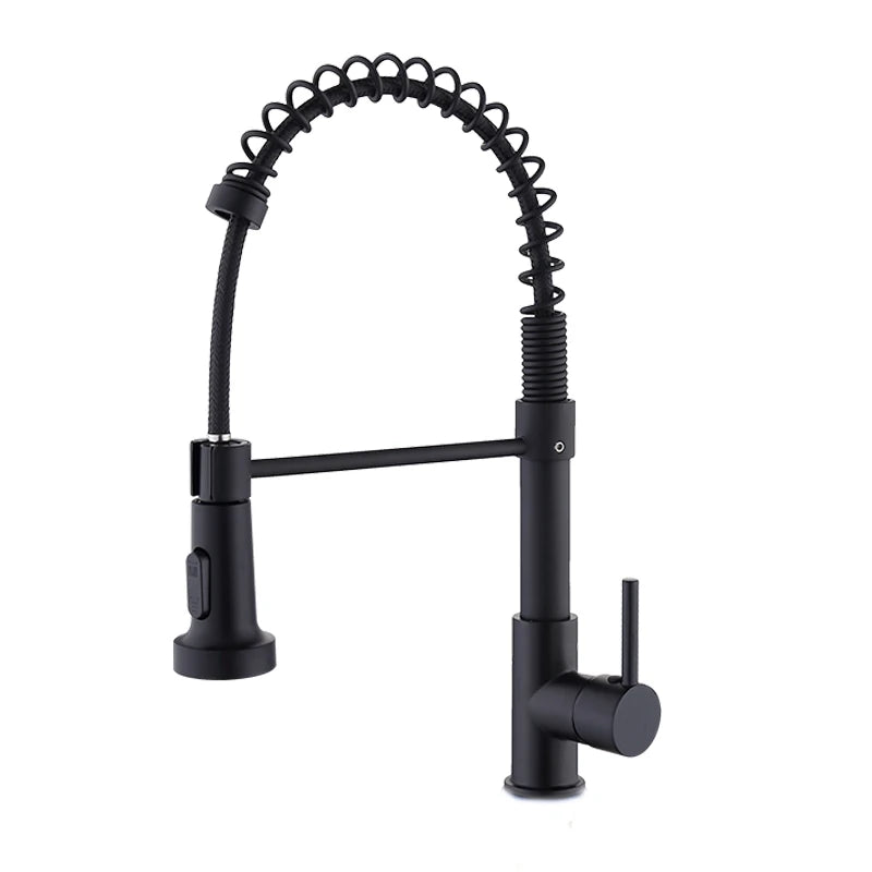 matte pull kitchen sink tap