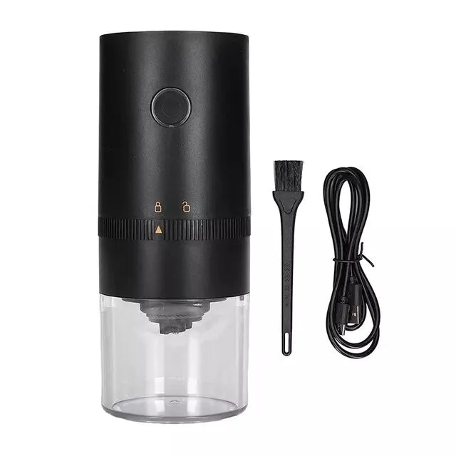 travel electric coffee maker grinder