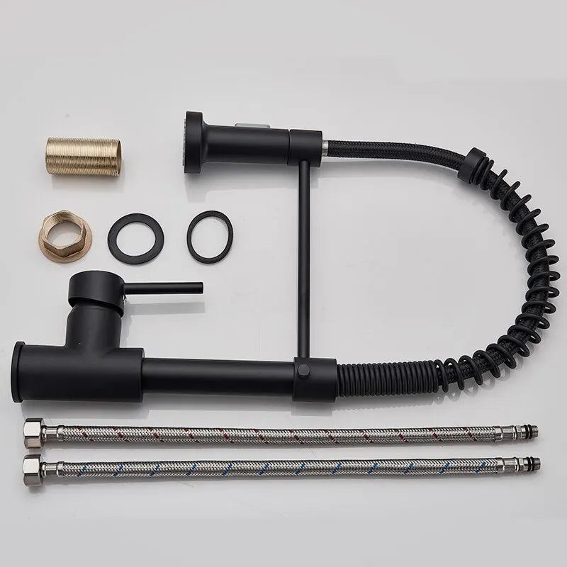 matte pull kitchen sink tap