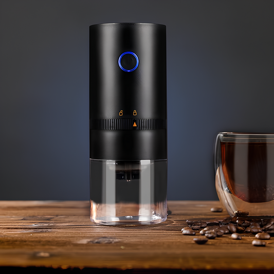 travel electric coffee maker grinder