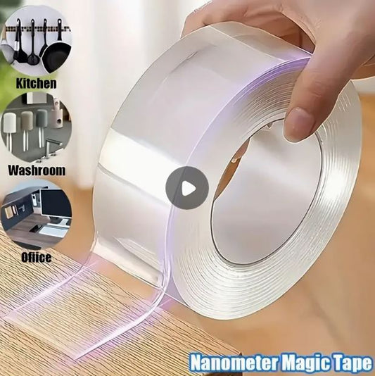 NanoGrip™ Magic Tape – Strong Reusable Double-Sided Tape