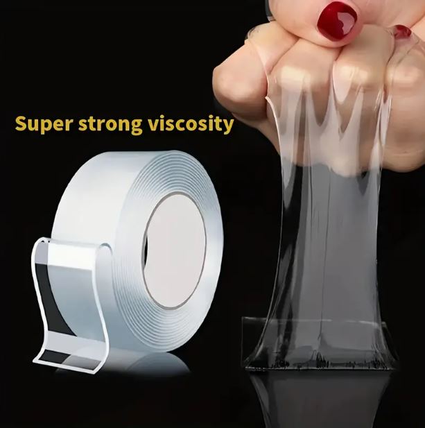NanoGrip™ Magic Tape – Strong Reusable Double-Sided Tape